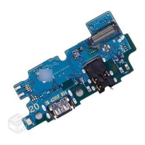 Flex Placa Pin Carga Microfono Para Samsung Galaxy A20 A205