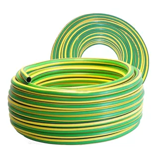 Manguera De Riego Nacional Solyon 1/2 X 25 Mts Color Verde Y Amarillo