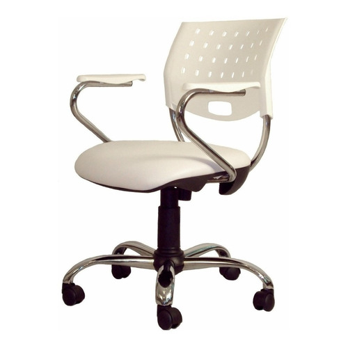 Silla de escritorio Mondo Sedie Lola giratoria ergonómica  blanca