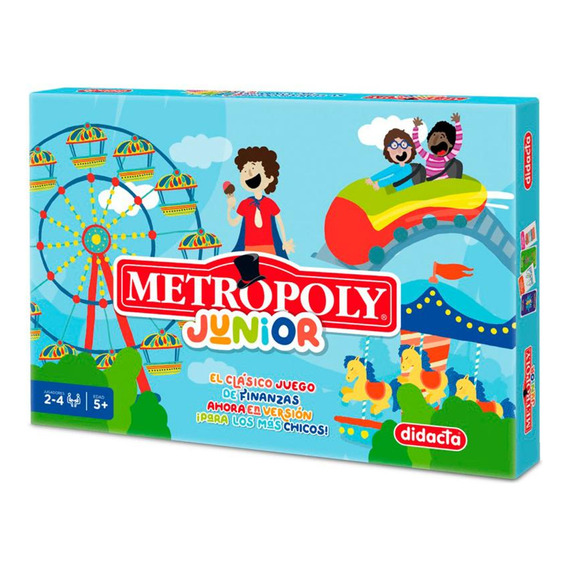 Juego De Mesa Didacta Metropoly Junior Hasta 4 Jugadores
