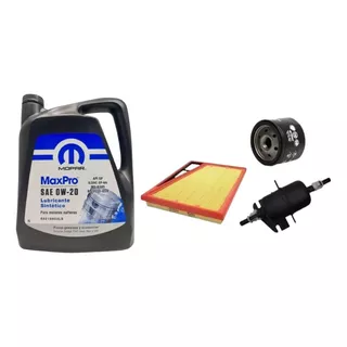 Kit 3 Filtros + Aceite Sintetico 0w20 Mopar 4l.cronos 1.3