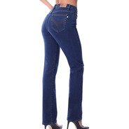 Pantalón Dama Mezclilla Recto Dayana 006 Paquete X2 Jeans