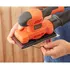 Lijadora Orbital 150w Hoja 1/3 Bew220 Black Decker Color Naranja Oscuro