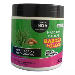Máscara Capilar Babosa/óleos Hidratação Restauração 500g