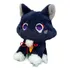Gato Negro Scaramouche De Peluche Genshin Anime Kawaii 22 Cm