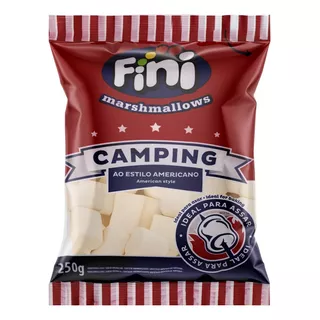 Marshmallow Baunilha Camping Fini Pacote 250g