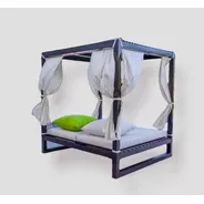 Gazebo-pérgola Lounge Bed Zeromadera Waterproof