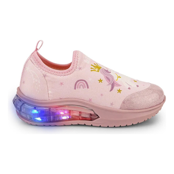 Zapatillas Bibi Space Wave 3.0 Niñas Luz Led Elastizadas