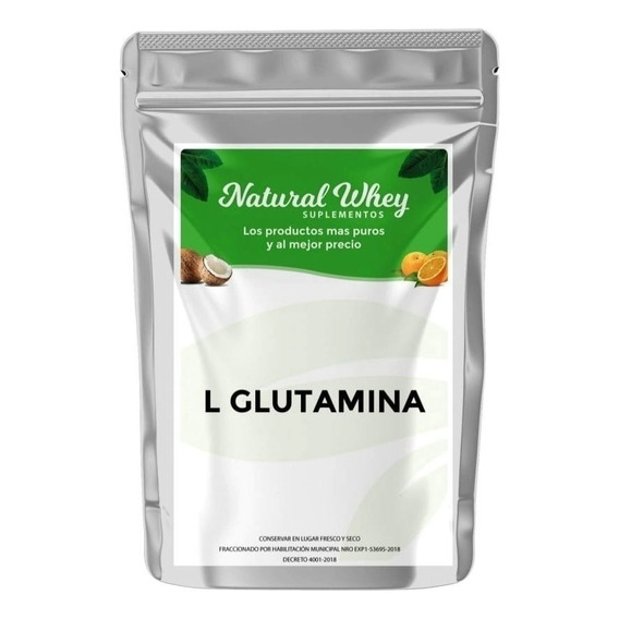 Glutamina 100% Glutamine 500 Gr-100 Tomasduración 100 Días