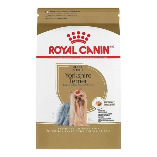 Alimento Royal Canin Breed Health Nutrition Yorkshire Terrier para perro adulto de raza  pequeña sabor mix en bolsa de 4.5kg