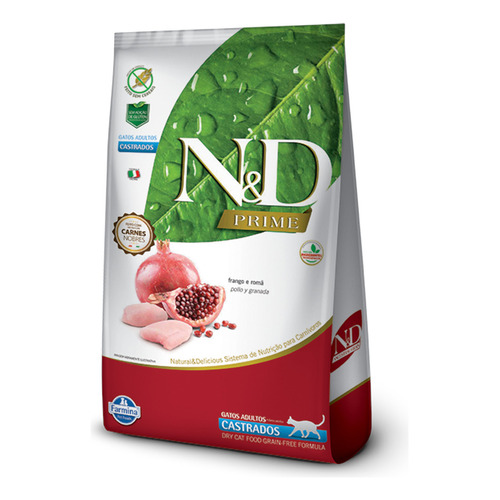 Farmina N&d Prime Grain Free Gato Castrado 1,5kg