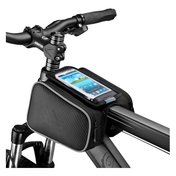 Estuche Bolso Alforja Celular Bicicleta Impermeable +obsequi