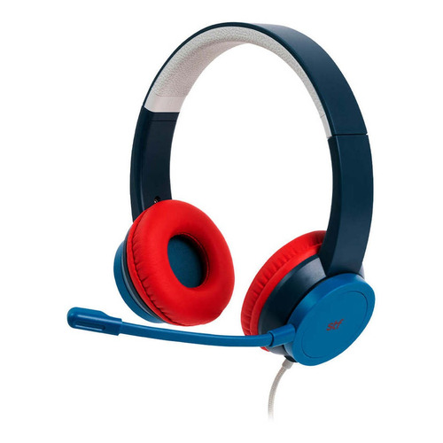 Audífono Alámbrico On Ear Stf Viva! Para Computadora Color Azul