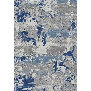 Tapete Sala Moderno Artistico Abstrato Azul 4x4 400x400 Cm Comprimento 400 Cm Largura 400 Cm