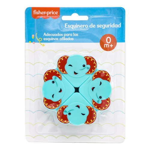 Esquinero De Seguridad Bebés X 4 Fisher Price Color Azul