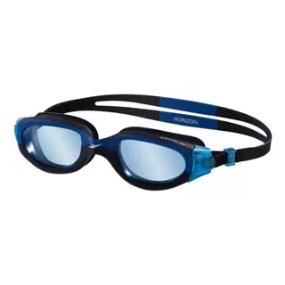Óculos Águas Abertas Horizon Plus Lente Azul Speedo Cor Preto/azul