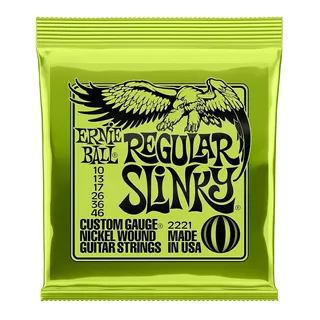 Set Cuerdas Guitarra Eléctrica 010 Ernie Ball 2221 Regular