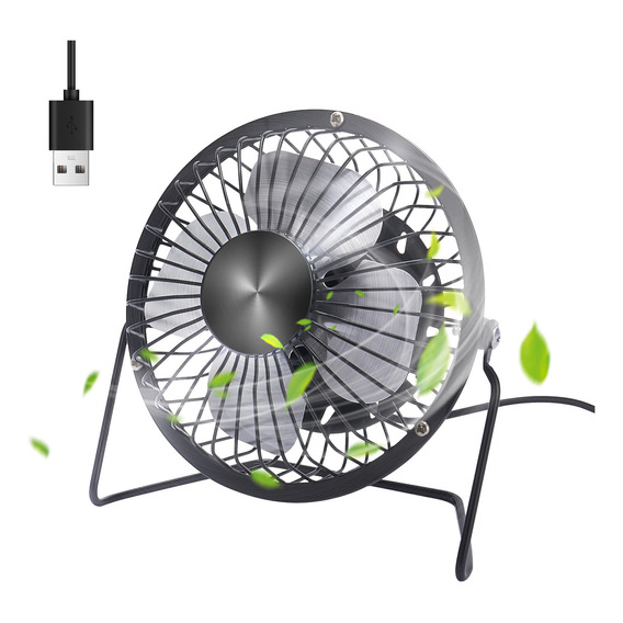 Ventilador De Escritorio USB 4 Pulgadas Sunoffer Metálico