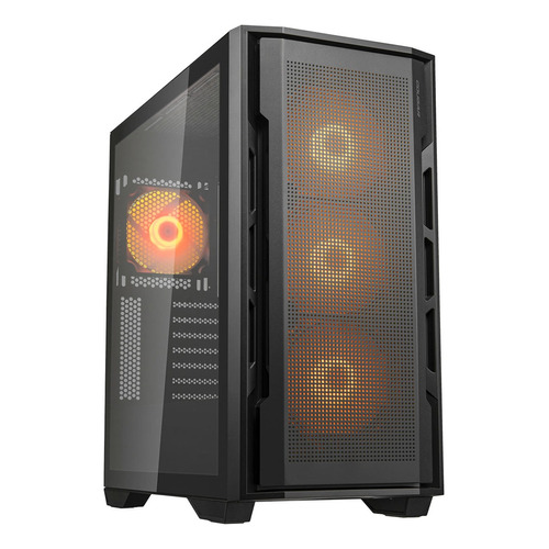 Gabinete Cougar Uniface Rgb Con Vidrio Templado Nnet