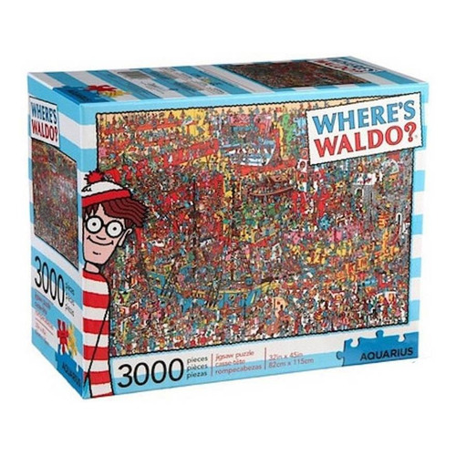 Rompecabezas Aquarius Where's Waldo  - Toys 68507 de 3000 piezas
