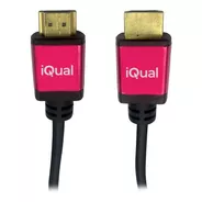 Cable Hdmi Multimedia 1,8 Metros Iqual H0015 Full Hd Cuotas