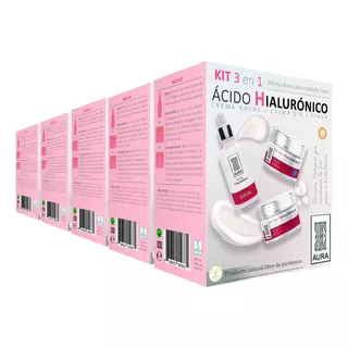 Pack 10 Pz Kit Acido Hialuronico Niacinamida B3 B5 Mayoreo