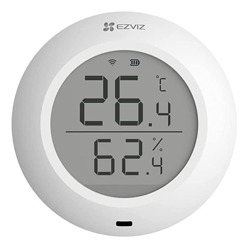 Ezviz Sensor De Temperatura Y Humedad Cs-t51c Compatible Con Hub Cs-a3 Con Protocolo Zigbee