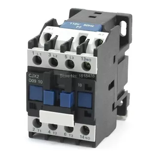 Contactor De 9amp Modelo Cjx2-d0910 Bobina 110v Andeli