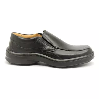 Zapatos Febo Mocasin Cuero  5249  Negro Cosido Envio Gratis