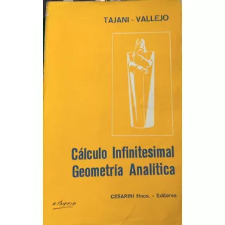 Cálculo Infinitesimal Geometría Analítica Tajani Vallejo   