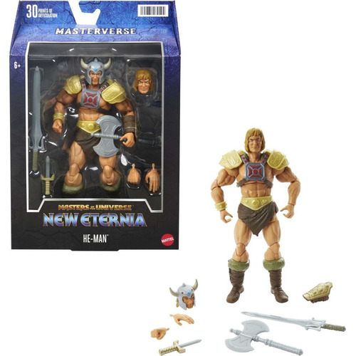 Figura He-man Masters Of The Universe New Eternia Adam