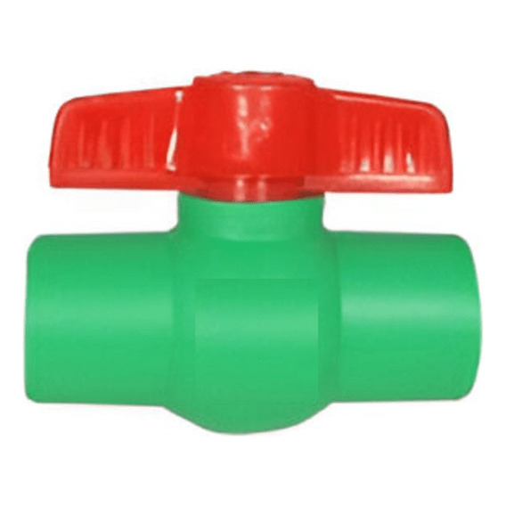 Pack 10 Llave De Bola Ppr 20 Mm  - Color Verde