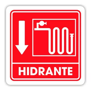 Señalamiento Hidrante 35x35 Estireno