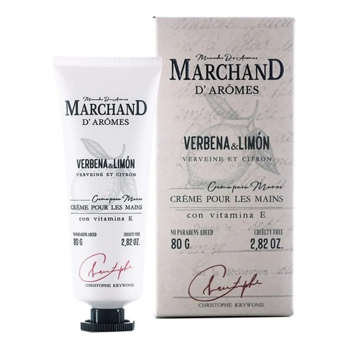 Marchand D Aromes Verbena Y Limón Crema De Mano 80g