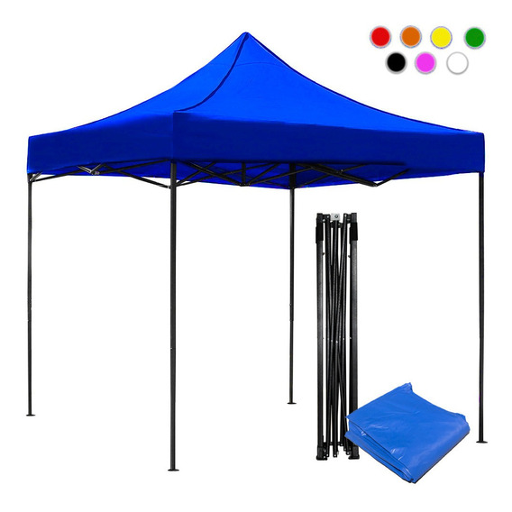 Carpa 3 X 3 Plegable Impermeable Jardin Tianguis Lona Toldo