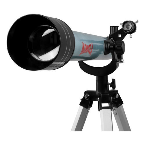 Telescopio Astronomico Refractor Mendoza Con Finder 60/700mm Color Gris