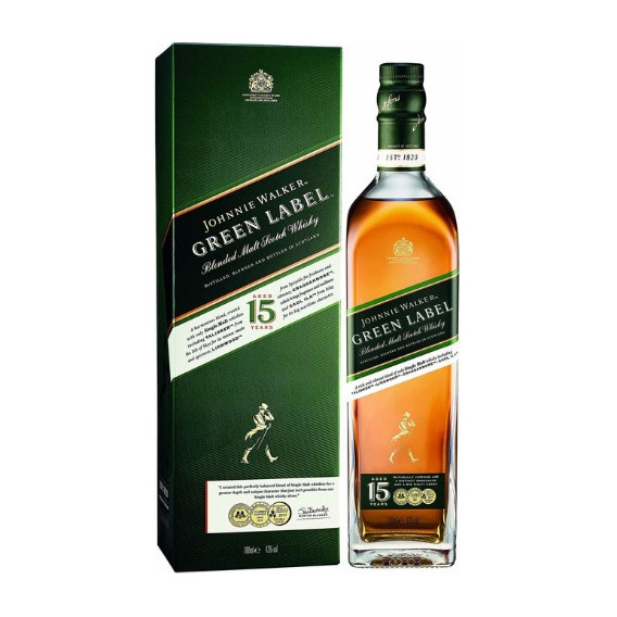 Whisky Blend Malt Green Label - mL a $494