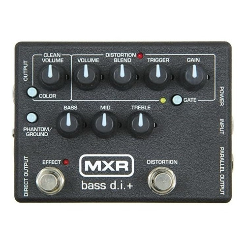 Pedal de efecto MXR Bass D.I.+ M80  negro