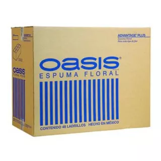 Espuma Floral Oasis Advantage. Caja Con 48 Piezas