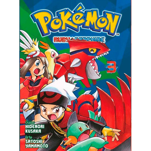 Manga Pokemon Ruby & Sapphire, De Hidenori Kusaka. Serie Pokémon, Vol. 3. Editorial Panini, Tapa Blanda En Español, 2019