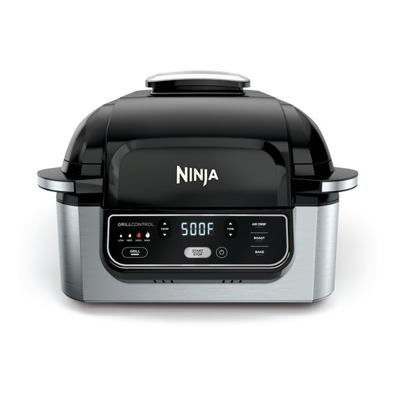 Parrilla Eléctrica Ninja Foodi Ag300 Para Interiores, 3 En 1