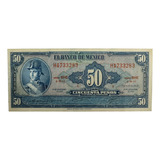 Billete De Mexico 50 Pesos Allende Muy Buen Estado