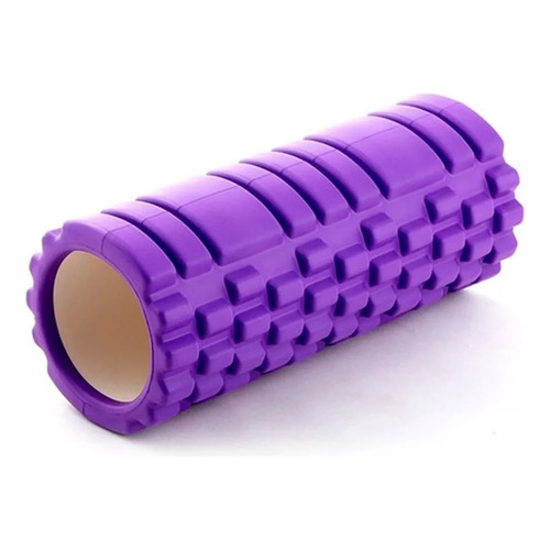 Rolo Rodillo Pilates Yoga Masajeador Sensitivo 33cm Randers Color Violeta