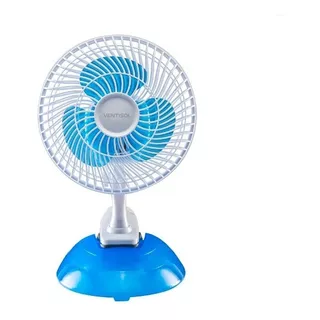 Mini Ventilador De Mesa 20cm 3pás Branco Base/clipe Ventisol