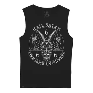 Playera Sin Mangas Rock On Sinners