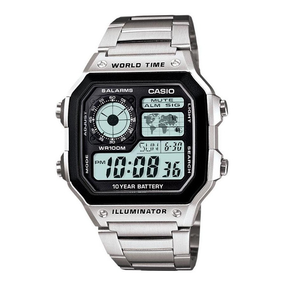 Reloj Casio Avcf Plata Parahombre