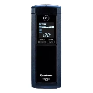 Ups Cyberpower Intelligent Lcd Series Cp1500avrlcd 1500va Entrada Y Salida De 120v Negro