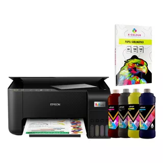 Multifuncional Epson L3150 Ecotank + 12 Tinta Sublimatica