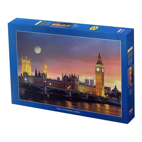 Puzzle Tomax Jigsaw Parlamento Londres Iluminado 1000 Piezas