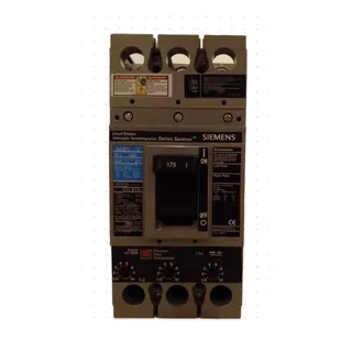 Siemens Fxd63b175 3 Polos 175 Amp.